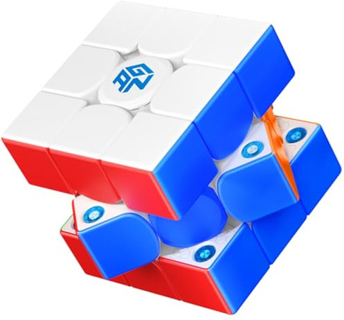 Bukefuno GAN 356 ME 3x3 Speed-Zauberwürfel GAN 356 M E 3x3x3 Magic Gans 3x3 Bildungs-Magic Würfel GAN356 ME Speed-Cube Puzzle