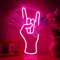 Horseneon Hand Neon Schild Hand Neonschild Rosa Hand Neon Licht für Wanddekoration Holding Neon Schild Handschuh Neon Licht für Game Room Schlafzimmer Dekor Bar Cafes Hochzeit Party