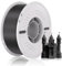 3D Drucker Filament, PLA Filament 1.75mm Maßgenauigkeit+/-0.03mm Ordentlich Gewickelt 3D Printing Filament Compatible with Bambu Lab/Anycubic/Creality All 3D Drucker-1kg Spool (2.2lbs)-Schwarz