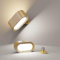 Coollamp Rechargeable Wall Light, Battery Operated Wall Lamp with Touch Control 3 Color Modes, 4 Dimmings, 360 ° Rotation, 1H Timer, Removable Charging, Rechargeable Wall Sconce for Reading