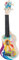 goki 61847 – Ukulele „Flower Power“ – Kindergitarre aus Holz mit 4 Saiten im Retrodesign, 53 cm