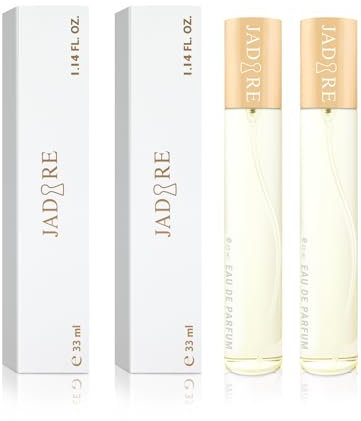 NAINA Damenparfüm Set Jadre 2x 33ml – Inspirierte Parfüm Damen – Parfümfläschchen Spray, Flakon Eau de Parfum – Einzigartiger Duft und Dufterlebnisse - Damendüfte Satz mit zwei 33ml
