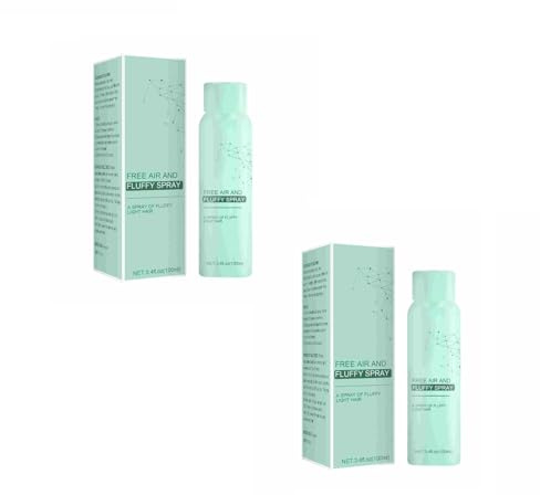 Volumen-Spray Gegen Fettiges Haar, Trockenspray Für Sofortige Frische, Ohne Ausspülen, Für Alle Haartypen, Kompakt Für Unterwegs (2PCS)
