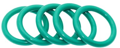 5 Stück 110x120x5mm grüne Fluorkautschuk-Ölbeständige Dichtungs-O-Ringe, Außendurchmesser 120mm, Innendurchmesser 110mm, Querschnittsdurchmesser 5mm