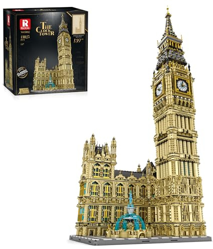 55012 Big Ben Klemmbausteine Modell Bausatz, 13825 Teile Modellbausatz Architecture Modell für Erwachsene (Originalverpackung)