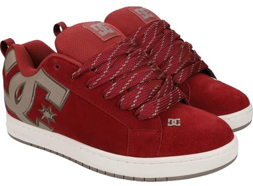 DC Shoes Court Graffik Se Brick Red/Warm Taupe/Off White Größe EU 47