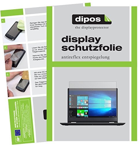 dipos I 2X Schutzfolie matt kompatibel mit Lenovo ThinkPad Yoga 370 Folie Displayschutzfolie