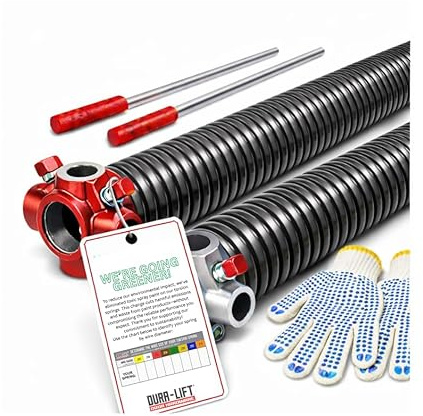 DURA-LIFT Feder für Garagentor, 0,243 x 4,4 x 84 cm, Grün 2 Inner Diameter 2er-Set