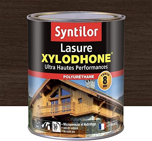 Syntilor - Lasure Xylodhone® Ultra Hautes Performances 8 Ans Chêne Rustique Satiné 1L