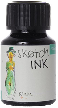 Rohrer & Klingner sketchINK Schreib- und Zeichentinte - 50ml Flakon - Türkis | Klara