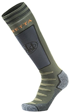Beretta - Calzini Lunghi da Caccia da Uomo, Uomo, CL041T16630076, Verde, XL
