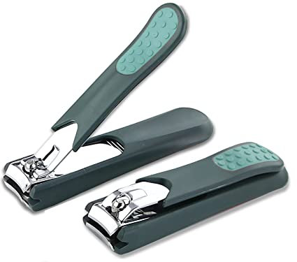 Profi Nagelknipser Knipser zur Nagelpflege und Fußpflege mit Auffangbehälter Pediküre InstrumenteNRW mit Sitz in Deutschland für Finger und Fußnägel