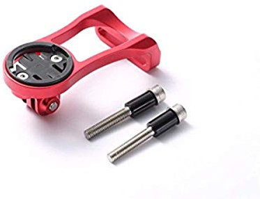 CNC Vorbauhalterung für Garmin,Fahrradcomputer Halterung für Garmin Edge 200, 500, 510, 800, 810, 1000,1030,Rot