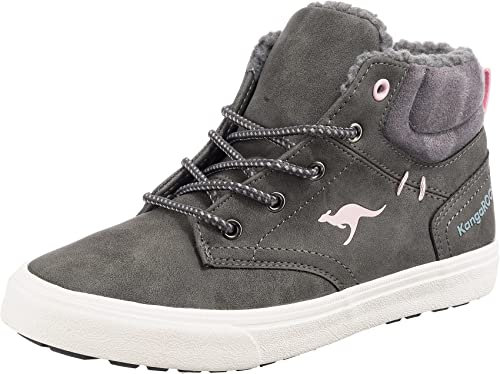 KangaROOS Damen KAVU X Sneaker, Steel Grey Dusty Rose, 38 EU