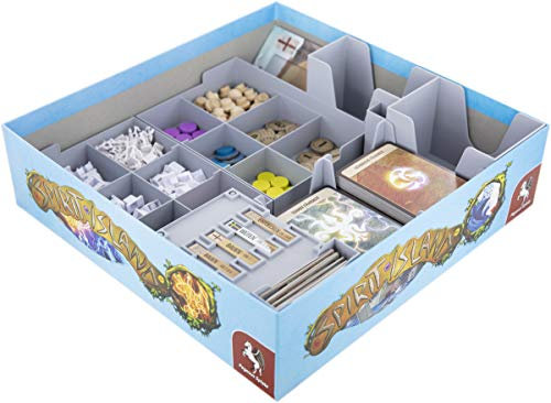Feldherr Organizer kompatibel mit Spirit Island - Grundspiel + AST und Tatze - Brettspielbox
