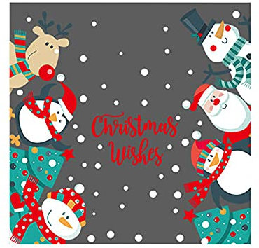 WSWJDW Joyeux Noël Stickers Muraux Mode Père Noël Fenêtre Chambre Décoration PVC Vinyle Nouvel An Décor À La Maison Amovible