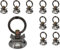 NTG Zurrpunkt-Set für Airlineschiene | 20-teilig | Zurrschiene | runde Form Ladungssicherung aus Aluminium - Zuverlässige Sicherung Ihrer Ladung beim Transport!