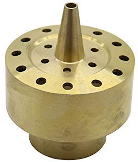 XINHUI Raccords de Tuyau d'arrosage 1 1,5 2 en Laiton Colonne Feux d'artifice Fontaine Buses DN25 / DN40 / DN50 Couche Cuivre Fleur Fontaines Jardin Paysage Gicleurs 1 Pc (Color : 2 inch)