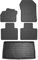 Fußmatten & Kofferraumwanne Set für Renault Zoe 2012-2025 Gummi TPE Schwarz 5X