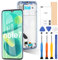 ARSSLY Pantalla para Xiaomi Redmi Note 7/Redmi Note 7 PRO Pantalla LCD táctil digitalizador reemplazo del grupo de vidrio con herramientas (azul con marco)
