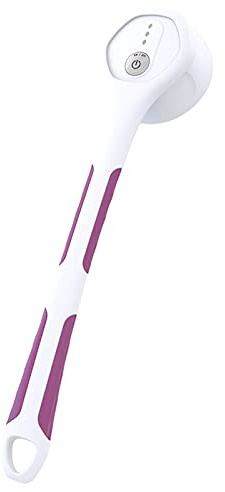 XUCS Elektrische Duschbürste für Badezimmer, Körpermassage, Handmassage, Duschbürsten mit langem Griff, 3 Modi mit 5 rotierenden Bürstenköpfen, wiederaufladbar über USB