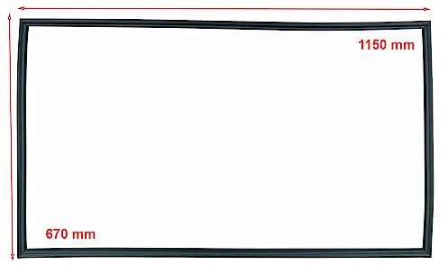 JCSPARES® - Guarnizione Sostituzione Magnetica 1150 x 670 mm Per Frigorifero Compatibile Con Siemens bosch Ed Ulteriori