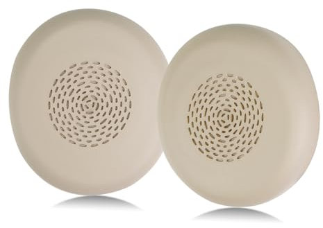 SINOWO Coussinets de rechange pour casque sans fil Jabra Evolve2 75 PC avec mousse à mémoire de forme à isolation phonique, mousse pour casque audio, cuir protéiné souple (doré)