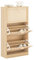 SoBuy FSR159-N Zapatero con 3 Solapas y 6 baldas Armario de Entrada Zapatero Organizador 60 x 24 x 118 cm Madera ES