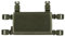 KRYDEX GEAR Tactical MK3 Placard with Hook Backing for Chest Rig Plate Carrier Vest (Ranger Green)