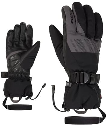 Ziener Herren GHALION-Z Ski-Handschuhe/Wintersport | wasserdicht Lange Stulpe Thermoshield