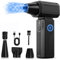 iHomara Soffiatore di polvere elettrico, 130000 giri/min, spray ad aria compressa, spolverino elettrico, 6000 mAh, mini ventilatore ricaricabile per tastiere, auto ed elettronica, computer portatile,