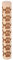 sourcing map Rouleau d'argile en bois de 10,2 cm, motif empreintes de pattes, rouleaux en bois, outils de poterie, rouleaux de texture de grain de bois pour argile, pâtisserie, pâte à modeler,