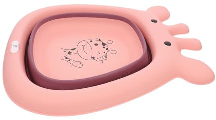 ANDRESLAD 1pezzi Vaschetta Portatile Per Ragazzo Plastica Design Cartoon Eco-friendly e Pieghevole Per e Lavaggio Ragazzo