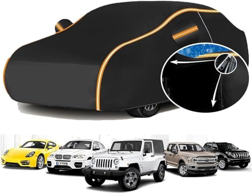 Wasserdicht Autoplane für 𝖥ord 𝖳ransit SWB 2000-2006 Autoabdeckung Outdoor Staubdicht Atmungsaktiv Allwetterschutz Faltgarage Auto Mit Nachtreflexionsstreifen(Color:H,Size:476)