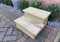 2 step redwood decking steps, treated, sturdy wooden step, garden step stool