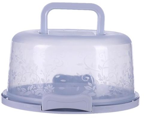 Kuchen Transportbox Rund, Tragbarer Tortentransportbox, torten transportbox rund hoch, Boxen für Kuchen, Kuchenbehälter Tortenbehälter, und andere Lebensmittel staubdicht und frisch aufbewahren
