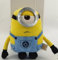 MINISO Minions Kuscheltier 20cm, Stuart Kuscheltier Plüschtier Klein, Weiche Stuart Kuscheltier für Kinder, Gelb Kuscheltier Minion Plüschtier für Mädchen Jungen Geeignet Geburtstag Geschenk