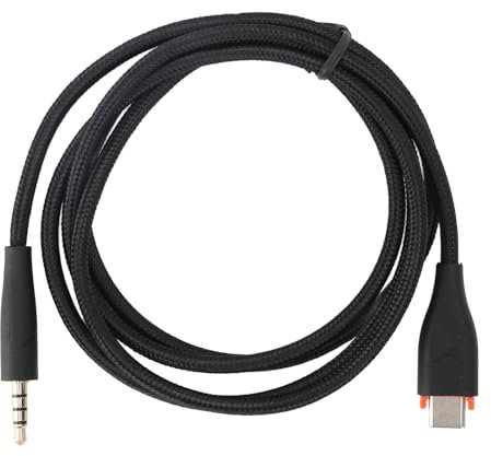 Headset -Kabel 3,5 Mm Ersatz -Kopfhörerersatzkabel für MMX 150 Headset, 1,2 M / 3,94 Fuß (Black)