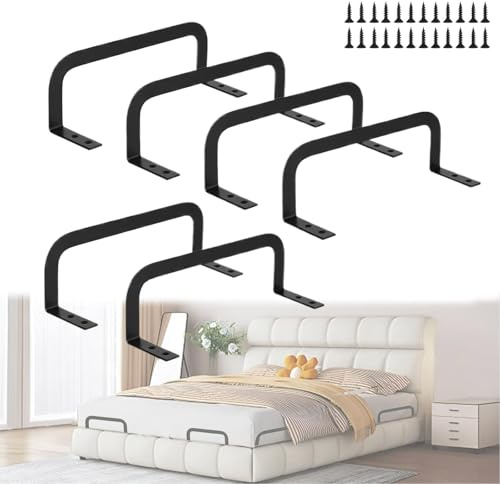 CaiYuanGJ Matratzenhalter Gegen, Rutschfester Matratzenstabilisatoren, Metall für Massive Bettpaneele, Holzbettrahmen, Tatami Schwebebetten Flush-Betten