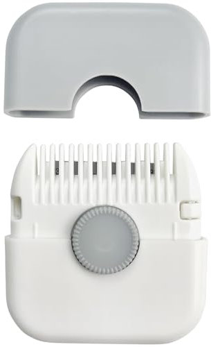 Tondeuse à cheveux 2 en 1 - Peigne pour enlever les pointes fourchues - Design double face - Lames interchangeables et réglables - Gris