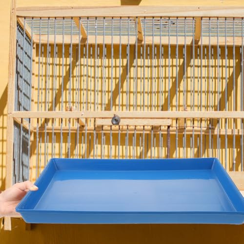 TOYANDONA Hundekäfigtablett Bodenschale Für Kaninchenkäfige Wiederverwendbar Kunststoff Auslaufsicher Mit Rand 17.32 X 11.42 X 1.06 Zoll Für Hunde- Und Kaninchen-Toilettenschale Sauberkeitserziehung