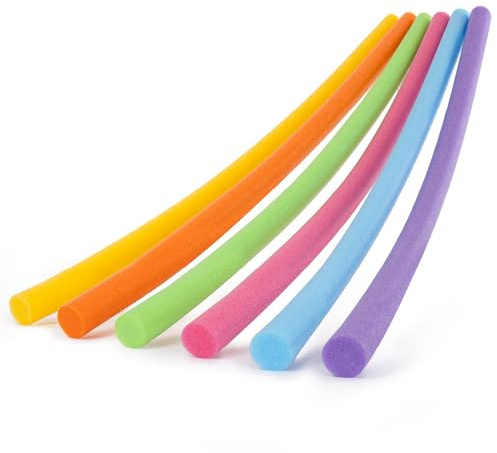 SPLASH! Swimming Pool Noodles – 2-Pack Swimming Noodle with Strong & Flexible Foam - Suitable for Adults and Children - Strong and Lightweight Pool Noodle Float (Light Blue)