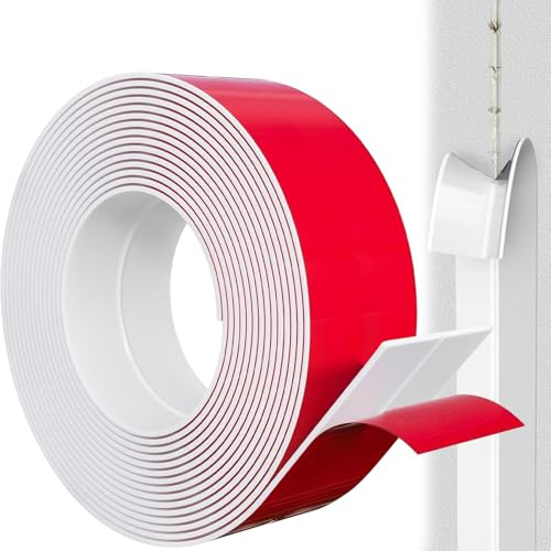 Rusoz Kantenschutz Selbstklebend für Wände und Türen, Winkelprofil Weiß 2cm x 6m Eckleiste mit hoher Haftung Einfach Schneidbar für Türen, Fenster, Wände, Küche, Fliesen
