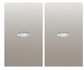 Bjc iris color - Tecla doble interruptor +conmutador señalización iris aluminio mercurio