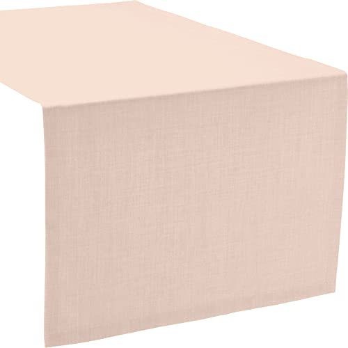 Sander Tischläufer Loft fleckabweisend altrosé Größe 50x140 cm