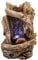 Serenity Tree Trunk Water Feature with LED Lights, Self-Contained, Weatherproof for Garden, Patio & Decking (Small)
