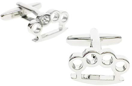 Cuff-Arts Cufflinks for Men Knuckle Duster Fighters Cufflinks with a Gift Box C10378
