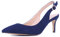 Castamere Womens Slingback Sandals Kitten Heels Ankle Strap Pointed Toe Court Shoes 2.6 in Heels Blue Navy Suede Pumps UK 2.5