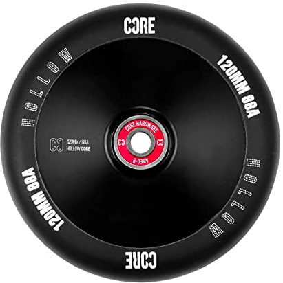 CORE Hollow Stunt Scooter Wheel 110mm ABEC 9 Bearings (Replacement Pro Scooter Wheels) - Black