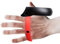 Verstellbarer VR-Griff, weiches Silikon-Touch-Controller-Griff, Befestigungsgurt für Oculus Quest/Rift S VR-Controller-Zubehör, rot